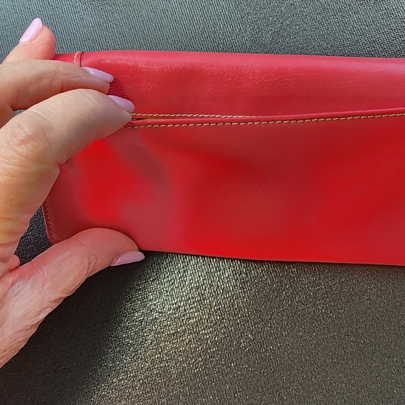 Nordstrom Brand Genuine Leather Barbie Pink Long Wallet EUC - Picture 5 of 10